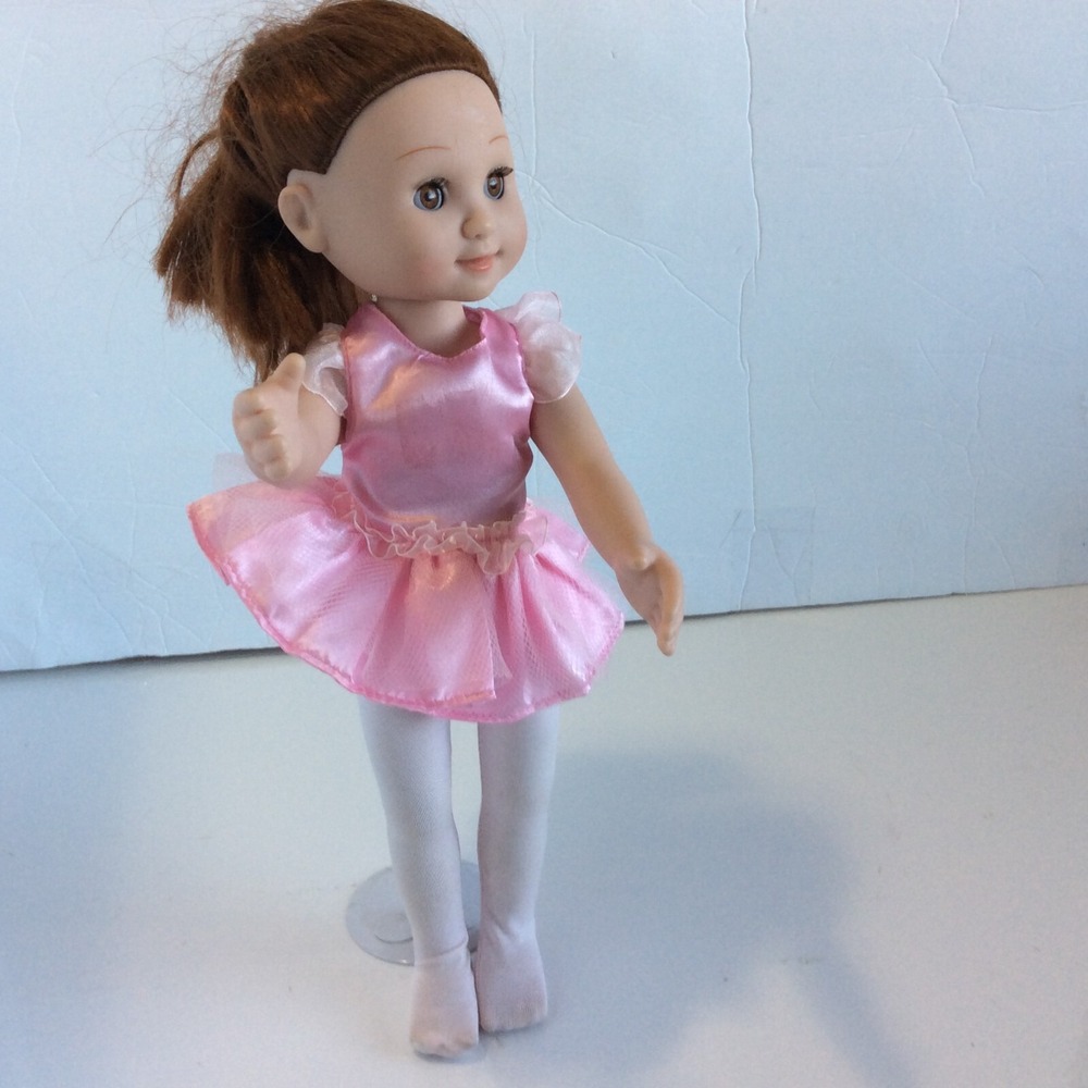 Melissa & Doug Mine To Love Victoria 14" Ballerina Ballet Baby Doll Brunette
